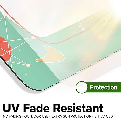 Miniatura 94 de My Sign Center - Letrero personalizado, 11 colores de fuente, 13 estilos de fuente, 4 opciones de agujero, 22 tamaños, 8 x 32 pulgadas, sin óxido,