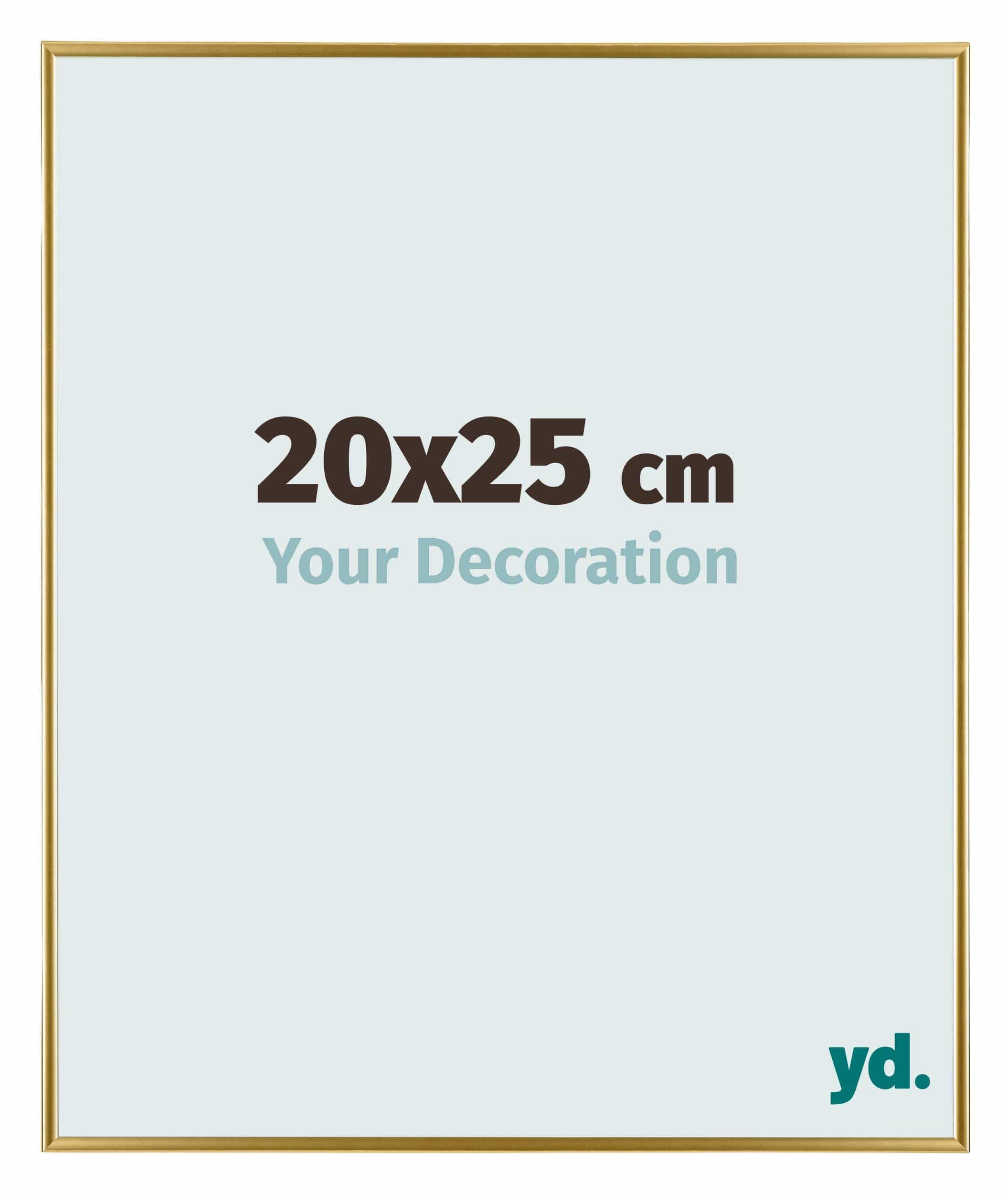 Your Decoration - Picture Frame 20x25 cm - Gold - Decorative Wall Frame in Plastic with Antireflection - Frame 20x25 - Evry — image 1