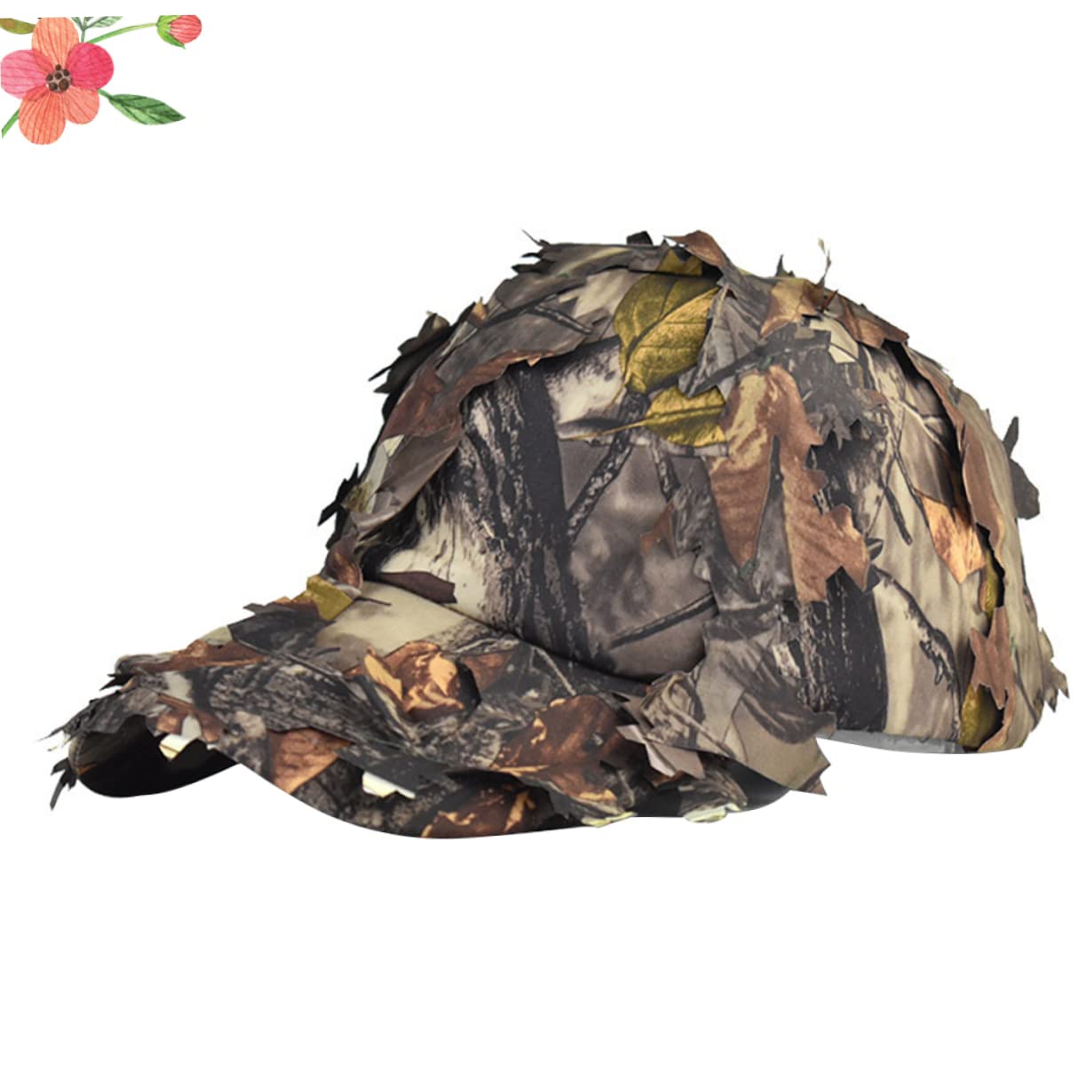 Ipetboom Cappello da Baseball Mimetico con Parasole Oversize da Campeggio da Uomo con Visiera Parasole Ampio da Trekking da Bosco per Uomo con Berretti Sportivi