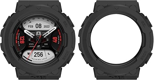 Funda protectora compatible con Amazfit T-Rex 2, TPU suave, a prueba de golpes, antiarañazos, carcasa protectora para Amazfit T-Rex 2, accesorios