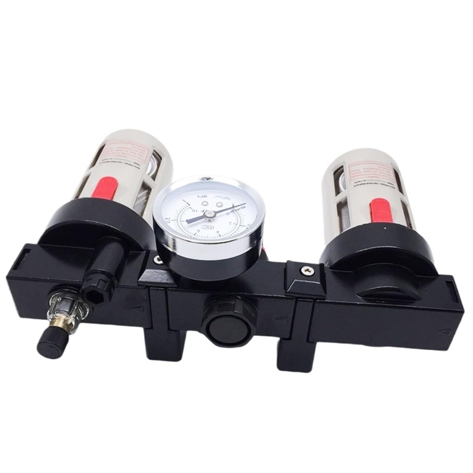 Filtro de compresor for Herramienta neumática BC2000/3000 BC4000 Kit regulador presión Filtro Aire neumático con manómetro y lubricador(BC-2000,Fiber Core)