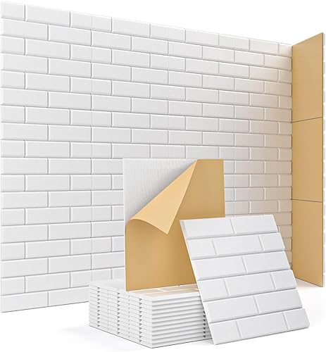 Miniatura 19 de Kuchoow - Paquete de 12 paneles acústicos de pared, paneles decorativos autoadhesivos absorbentes de sonido de alta densidad para pared, puerta y