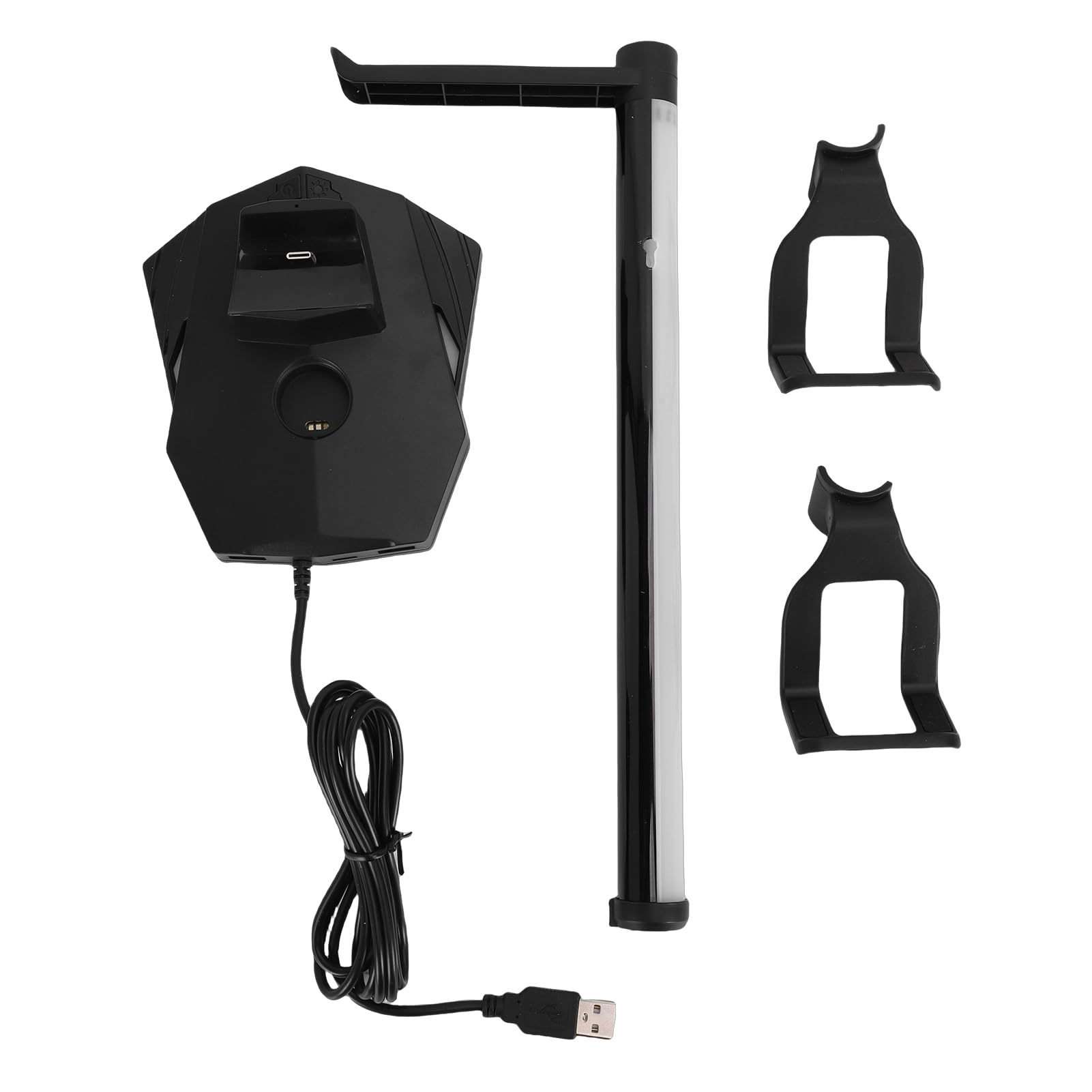Supporto per Cuffie e Controller RGB, 3 in 1 con Base di Ricarica, Design