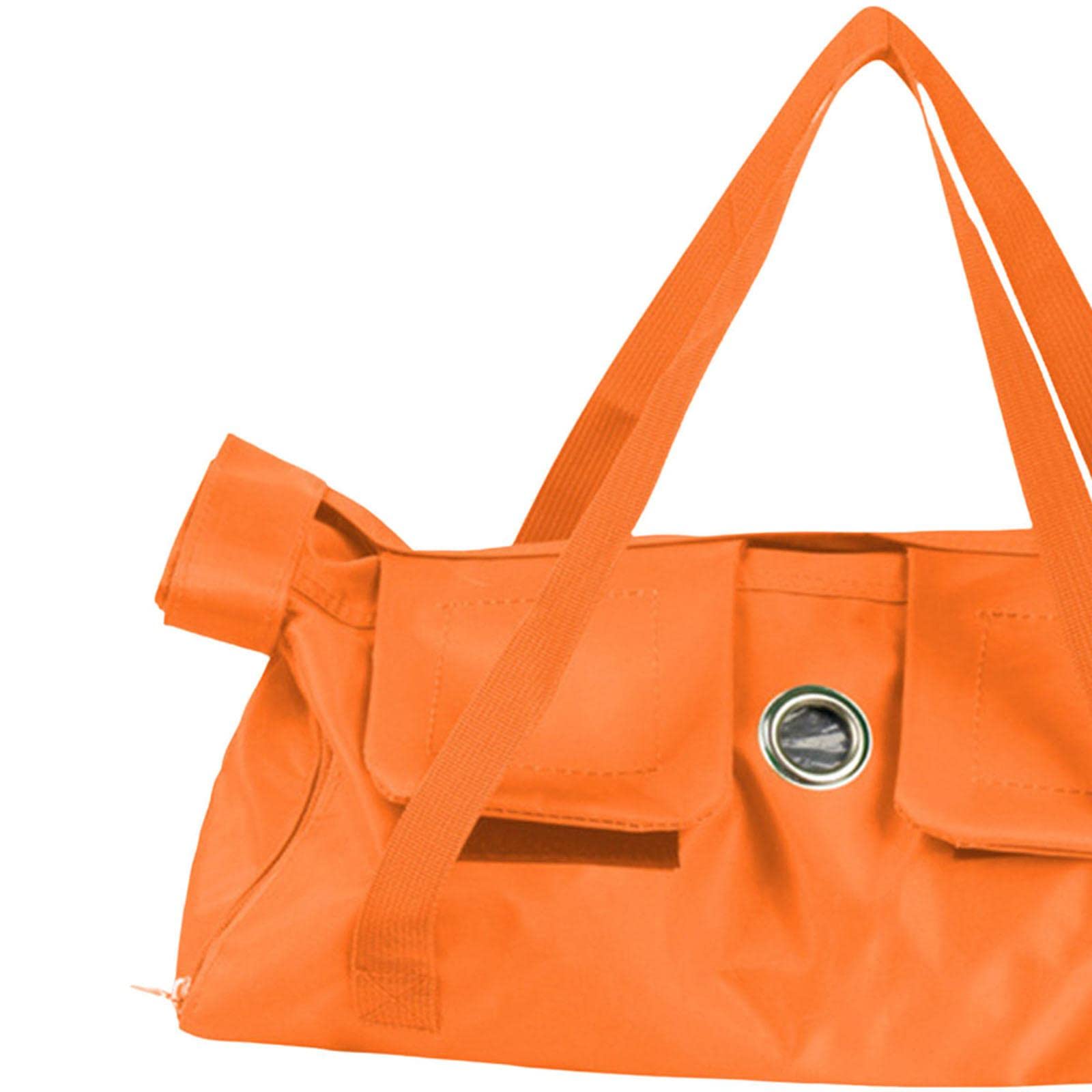 Colcolo Sac de toilettage pour Chat Sac de Contention Anti-griffures Pratique pour l'entretien des Ongles, Orange 42cmx25cm M
