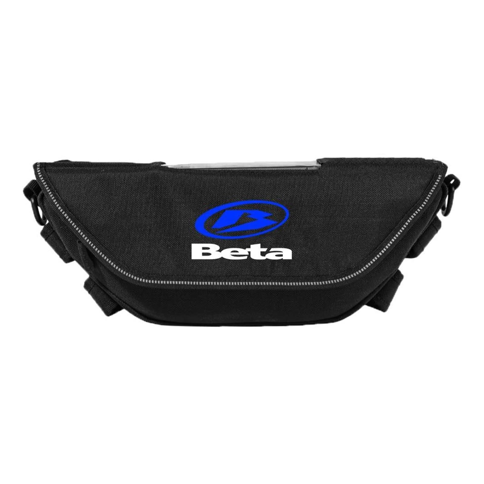 Dla Bety RR 2T 4T | Wodoodporna torba na kierownicę z nawigacją podróżną(Black23-with logo)