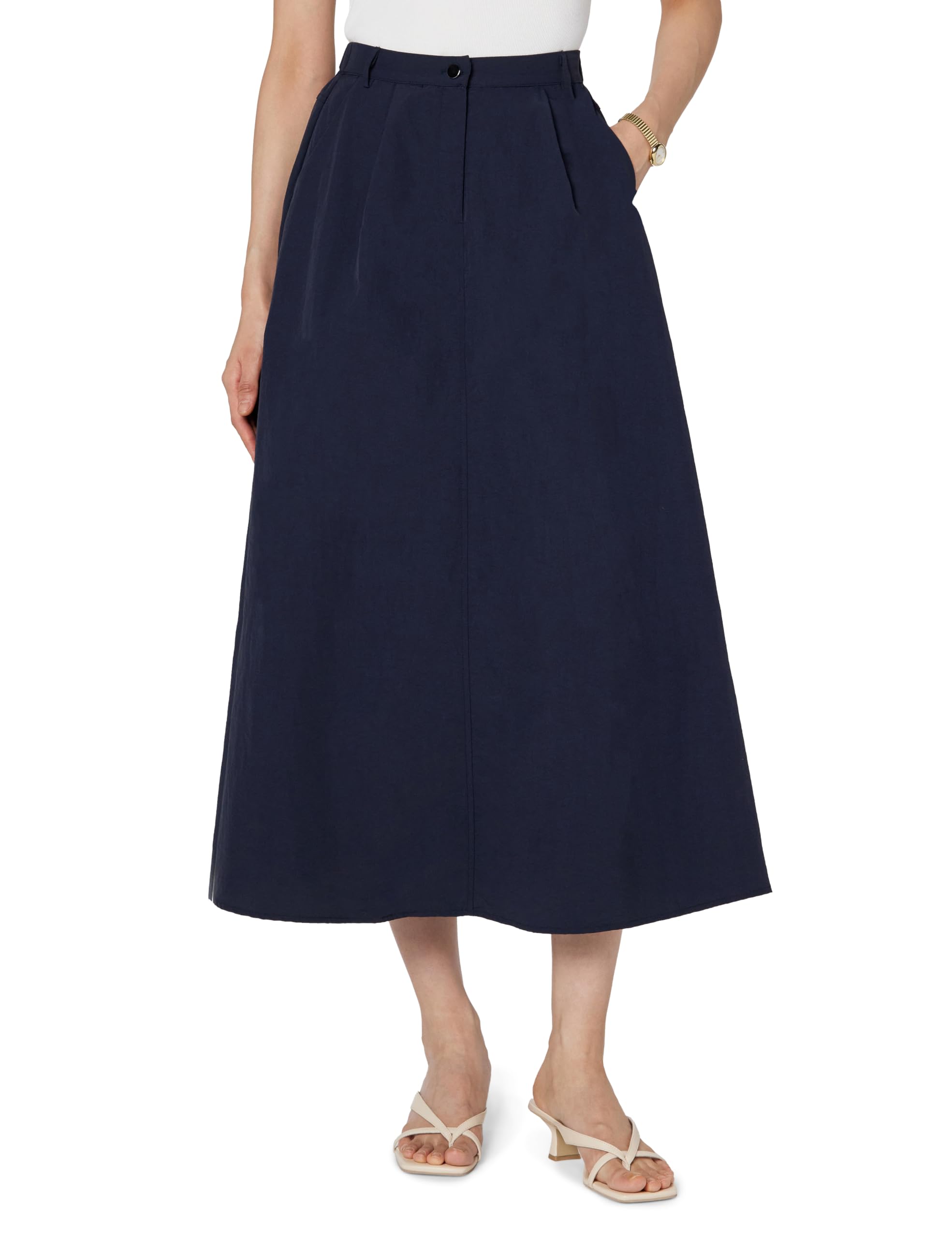 Jupe midi trapèze Moon River pour affiner la taille avec confort
