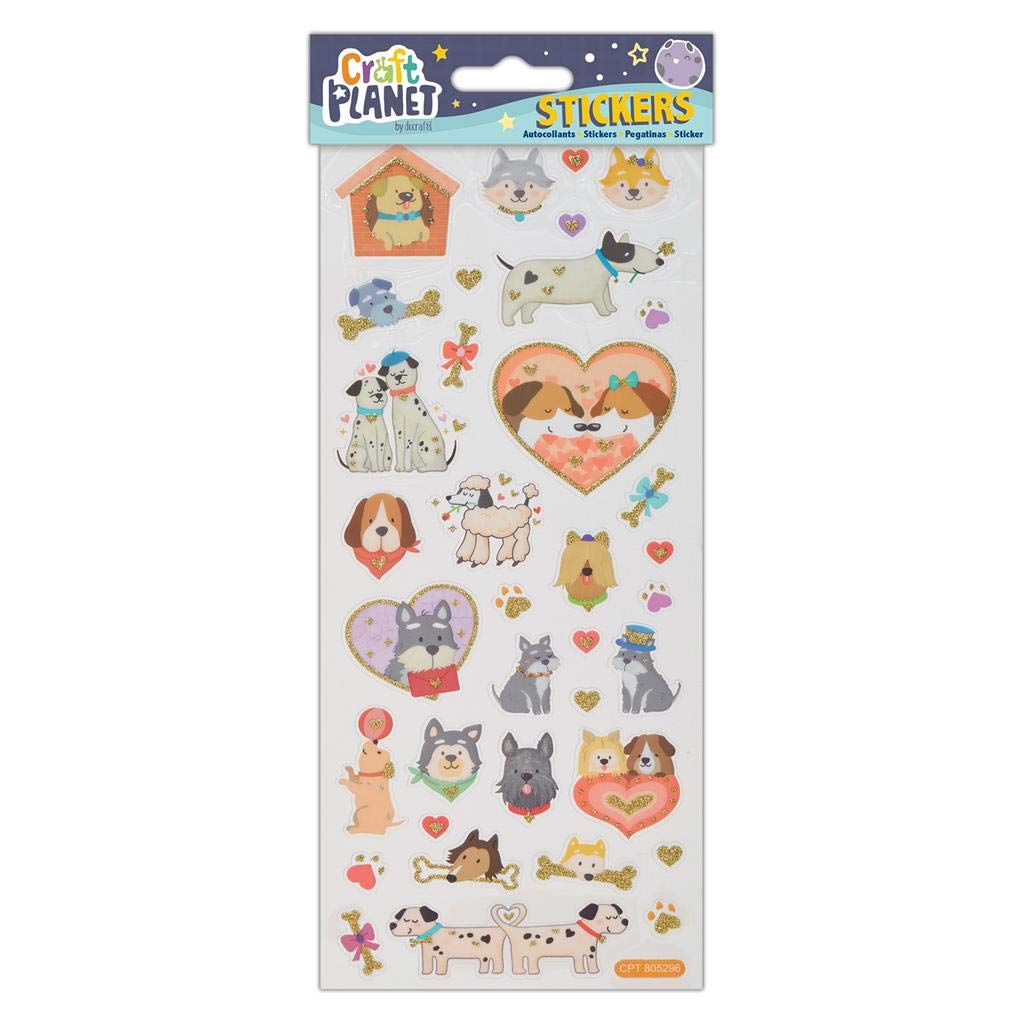 Craft Planet Assorted Stickers, Multi-Colour, One Size