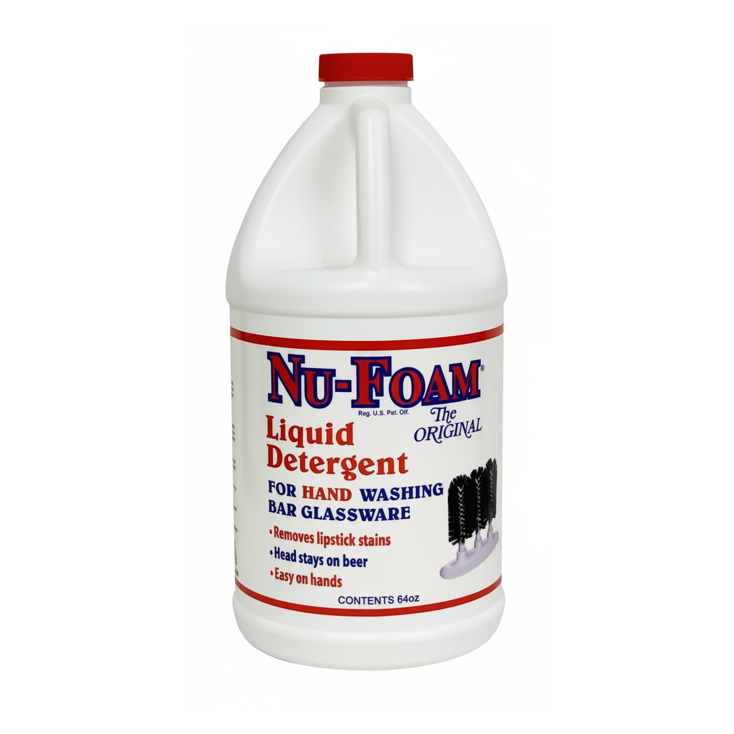 Amazon.com: Nu-Foam Liquid Detergent for Bar Glassware – Original