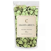 Vista 23 de Merckens - Bolsa de obleas de chocolate para derretir a granel, perfecta para sumergir, postres, hornear y más (1 libra, azul)