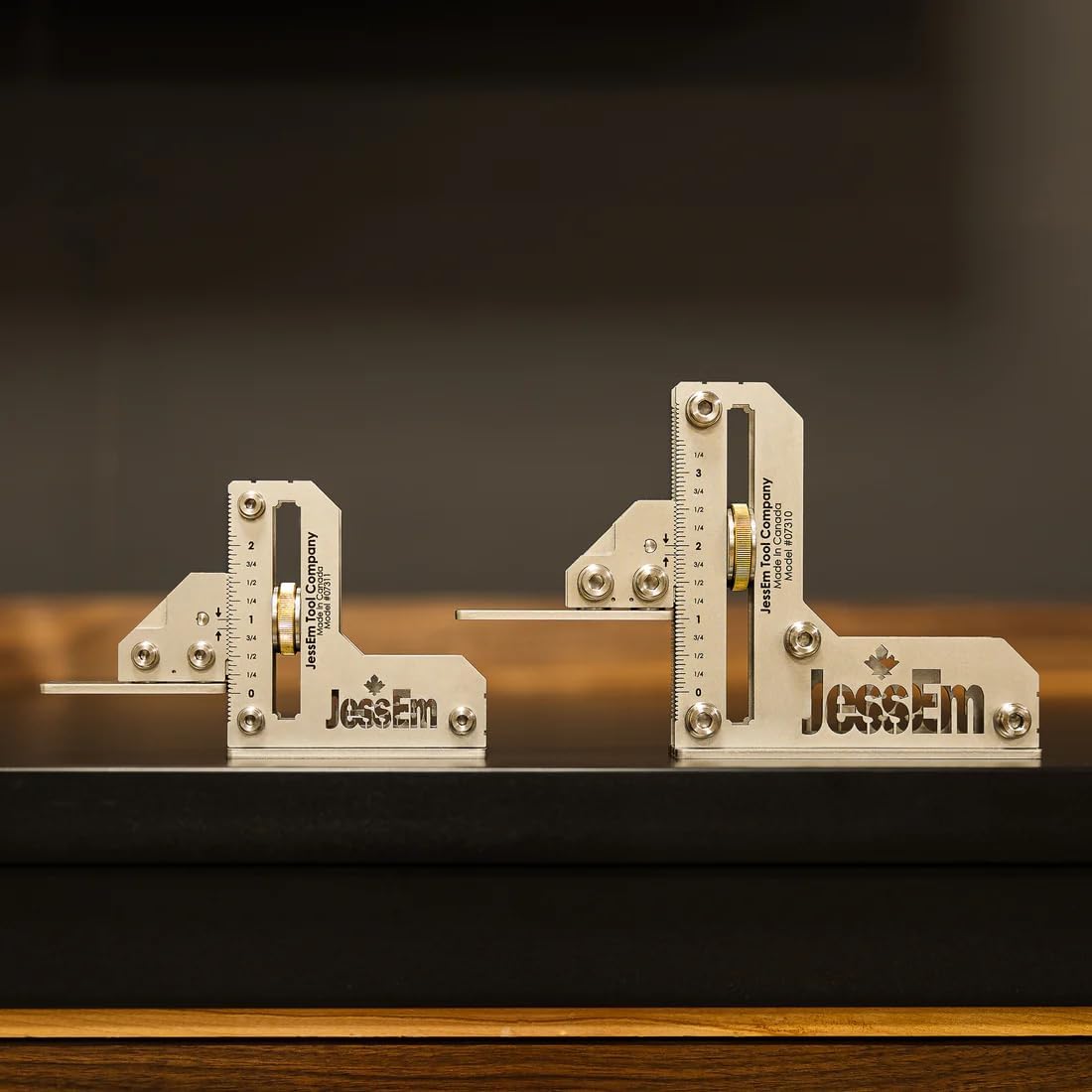 JessEm 07316 14 Gauge Stainless Steel Tool Setting Gauge - Metric - Small