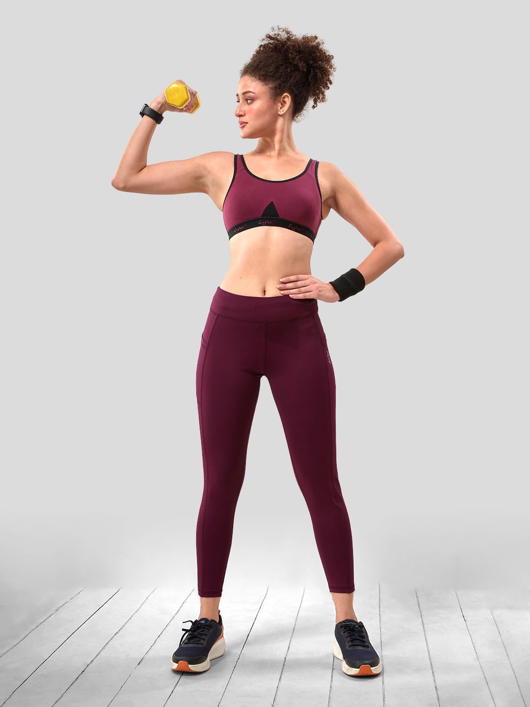 Lyra Dry Fit Women's Activewear Pants with Side Pockets | Stretchable Quick-Dry Workout Leggings Gym Yoga Pants - Image 6