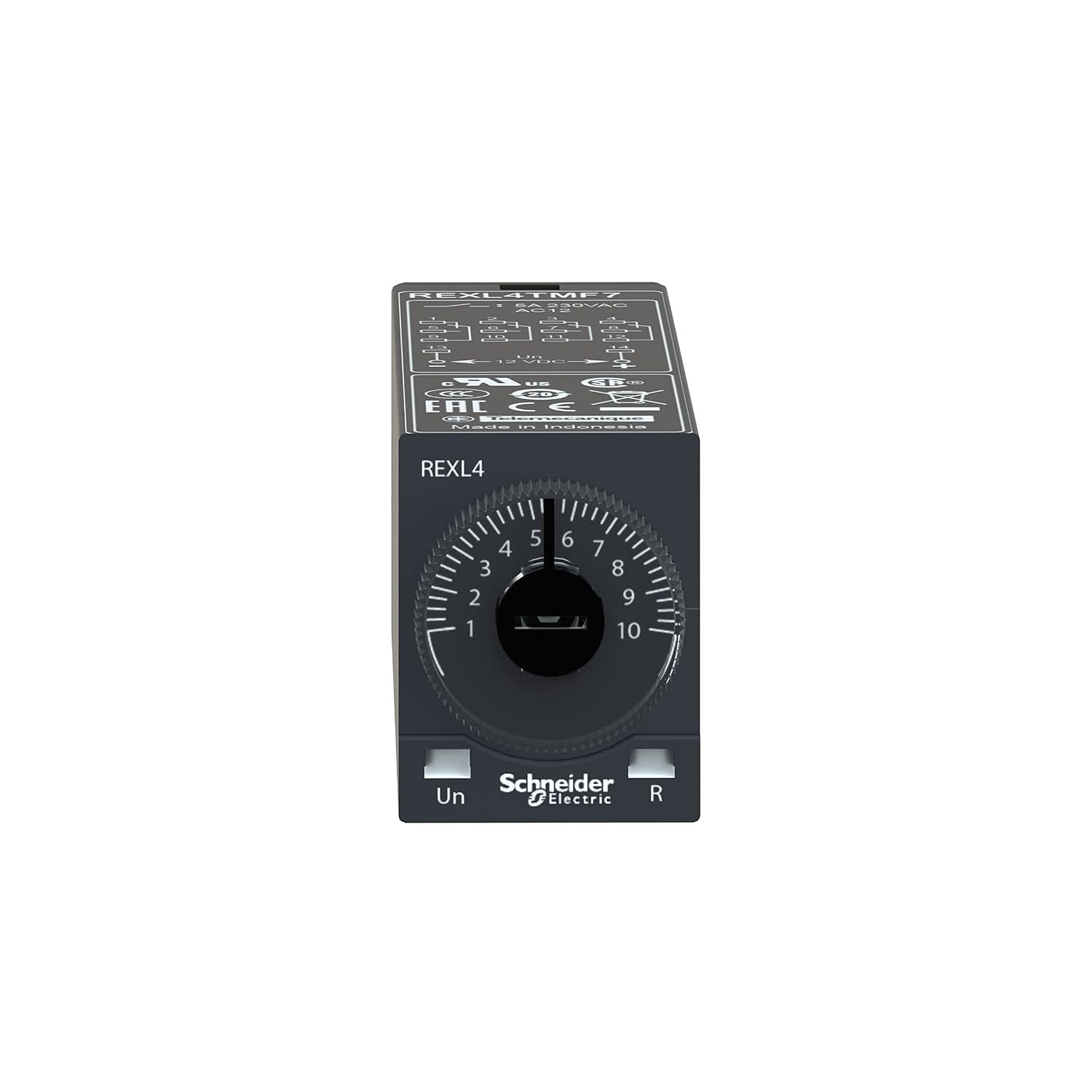 Schneider Electric Zelio Time - Modular Timing Relay, On-Delay, 5 A, 4CO, 0.1s…100h, 120 V AC, REXL4TMF7 - Image 3