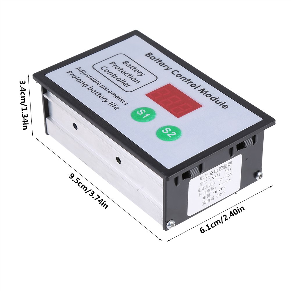 Battery Protection Module Lithium Battery Charger Controller 5-60V Voltage Regulator CNC Control Charging Module For Lithium Battery Charging And Protection