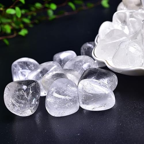 Miniatura 3 de Piedras de cristal curativo de cuarzo transparente, 1.25-2.0 pulgadas, piedras preciosas curativas de Reiki naturales, piedras pulidas para terapia