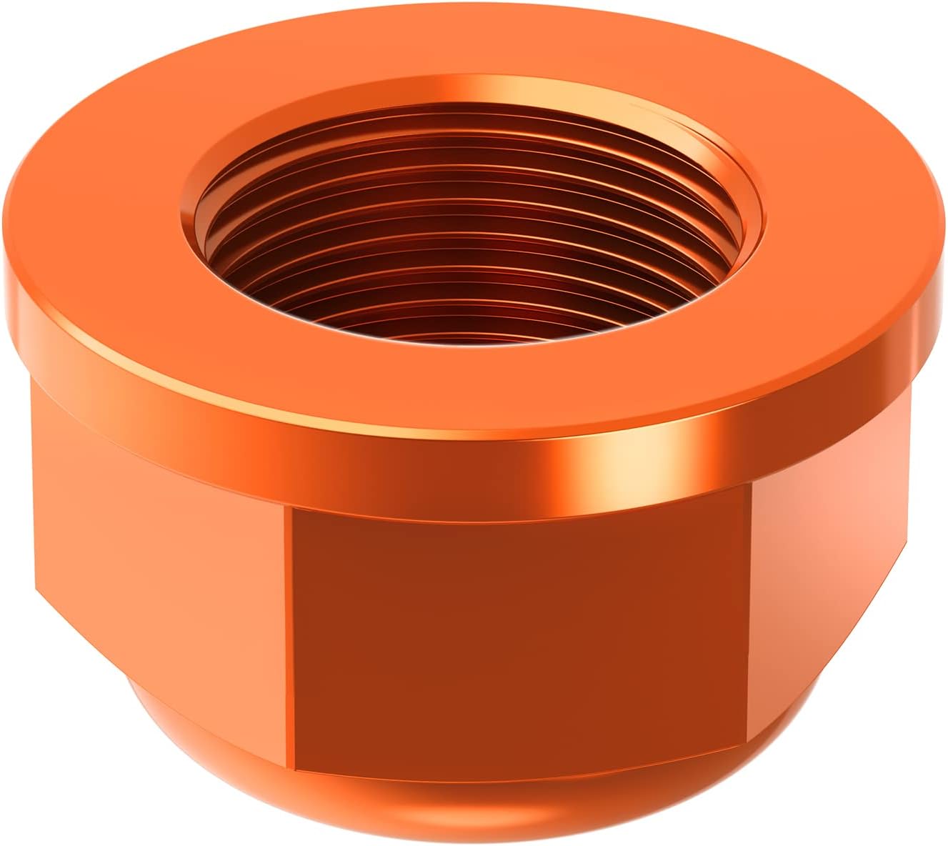 NICECNC Rear Axle Nut M22x1.5 Motorcycle, Rear Wheel Nut CNC Aluminum Replacement Compatible with KTM 150-500 XC SX XCF SXF 2023-2024 150-500 EXC EXCF XCW 2024 Accessories, Orange, Easy to Install