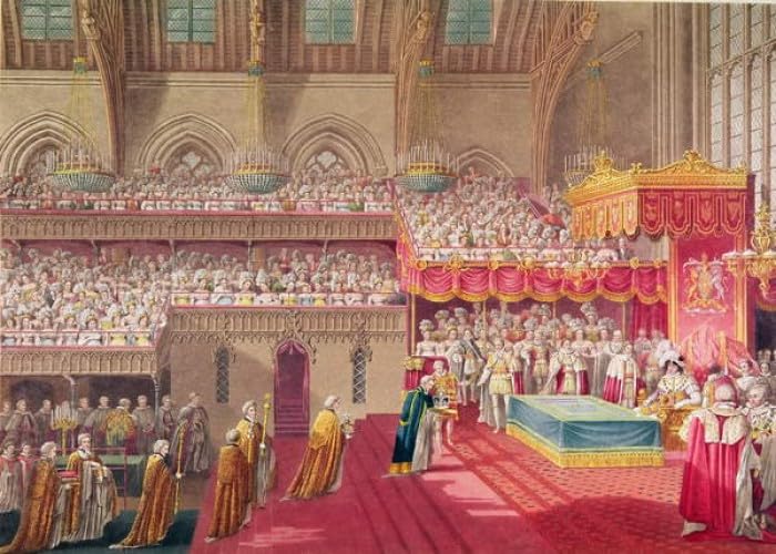 Tableaux graffiti art mural de la procession de Westminster poster 60x90cm
