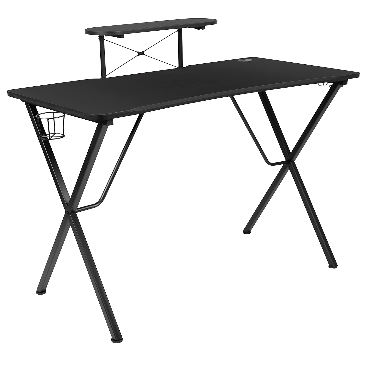 Amazon.com: Flash Furniture Mallot Black Gaming Desk with