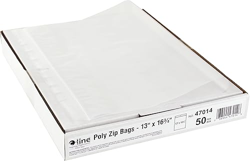 Miniatura 3 de C-Line Bolsas industriales pesadas con cremallera de polietileno, 13 "x 16-34", caja de 50 (47014)