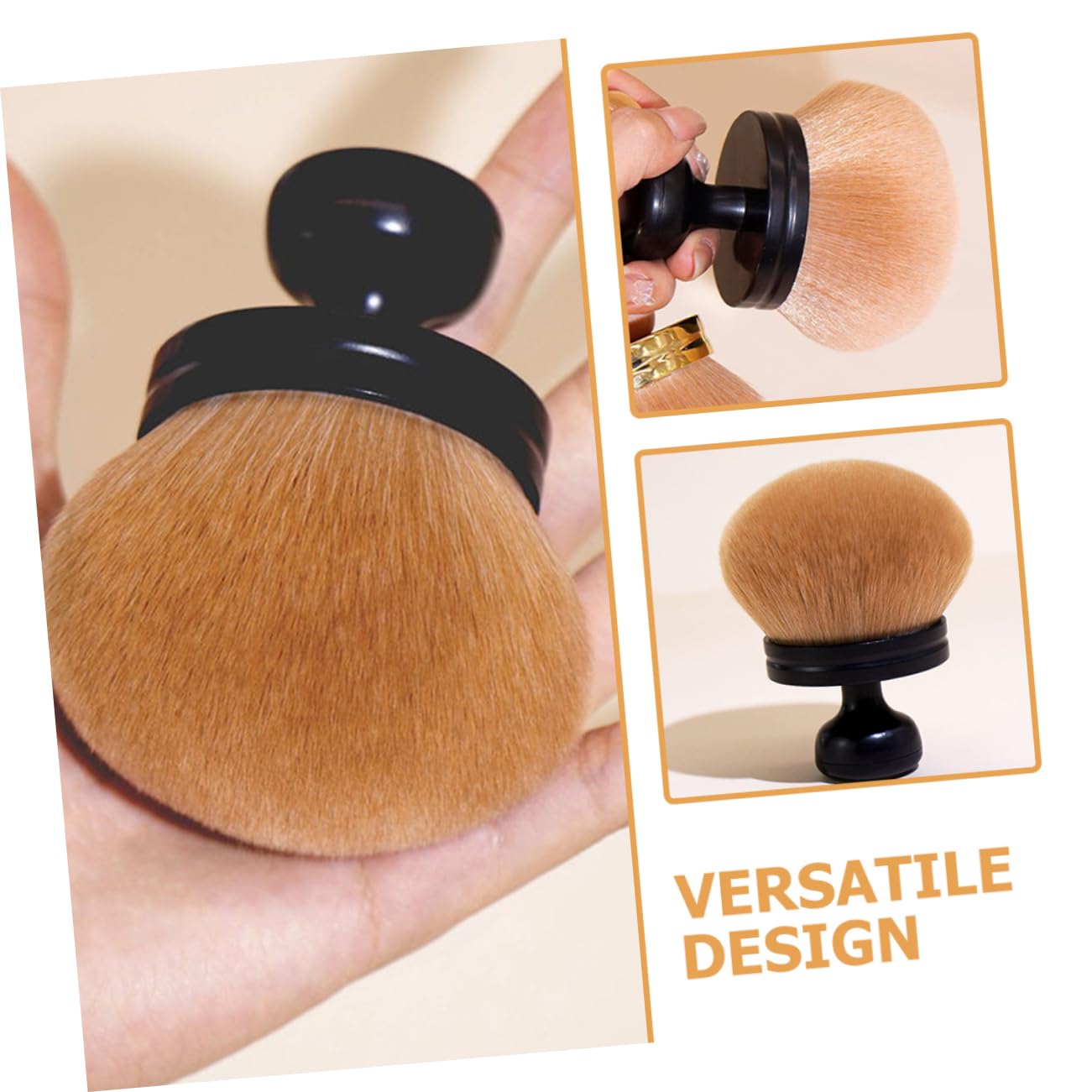 SOESFOUFU Blush Makeup Brush Large Powder Brush Travel Size Makeup Brushes Blush Brush Makeup Tools Ergonomic Handle