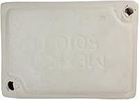 Vista 3 de Beige Bone Almond Ceramic Soap Dish Shower Tray Tile in Installation Vintage Mid Century Modern Retro