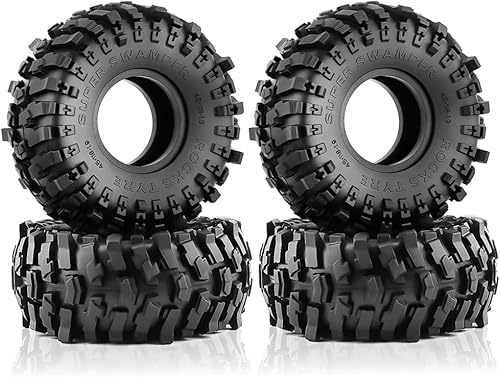 1.9 Neumáticos sobre orugas 110 RC Neumáticos de goma suave de 4.646 in con inserto de espuma para RC Crawler Car Traxxas TRX4 Axial SCX10 SCX10 II disponible en Yaxa Venezuela