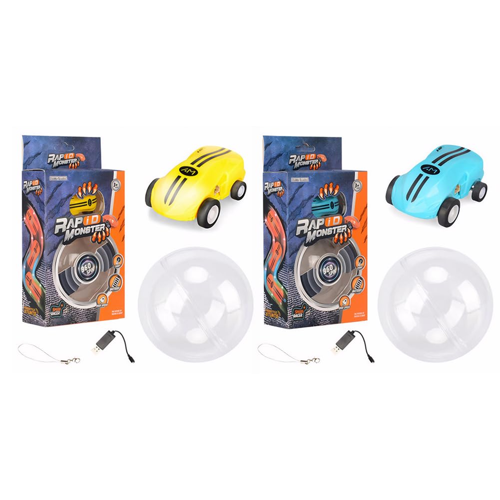 Flashspin Mini Racer, Rapid Rc Stunt Car, Mini Racer con luce Rapid Stunt Car Rotazione a 360 gradi Micro auto da corsa tascabili Regali for bambini Ragazzi Ragazze