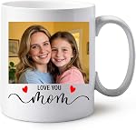 Mug de café personnalisé 15oz, Mug personnalisé avec photo, texte, nom - Cadeaux personnalisés pour garçon, petite amie, meilleur ami, cadeaux de la Saint Valentin, fêtes préférées Mug