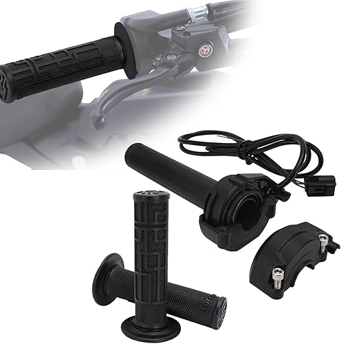 JFG RACING Sur Ron - Acelerador eléctrico Sur Ron Twist con empuñaduras de manillar de goma para Sur Ron SX Electric Dirt Bike - Negro