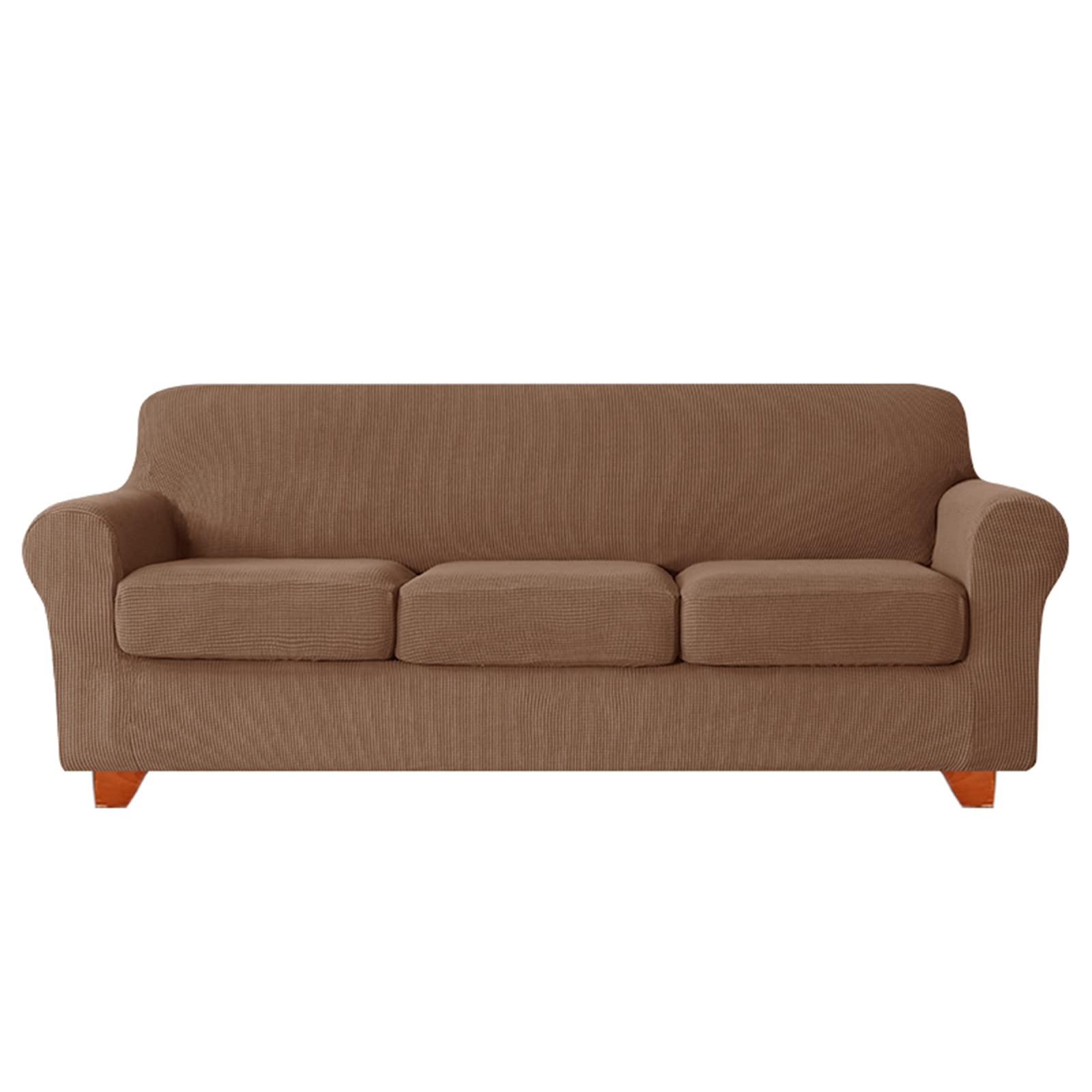 Housse de canapé extensible 3 places lavable en spandex jacquard