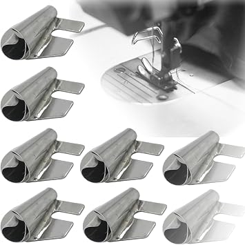 Universal Sewing Rolled Hemmer Foot 3-6MM, 4 Sizes Rolled Hem Presser Foot, Wide Rolled Hemming Foot for Sewing Machine Sewing Accessories & Tools