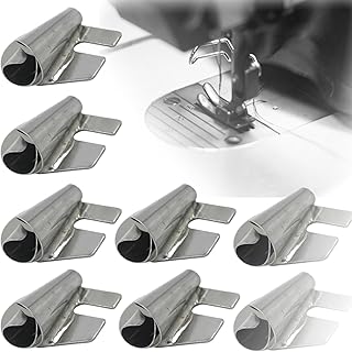 Universal Sewing Machine Rolled Hem Presser Foot 8 Sizes (3-10MM), Sewing Machine Feet Attachement Rolled Hemming Presser Foot, Sewing Accessories & Tools