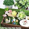 Elcoho 10 Pieces Fake Grass for Crafts Fairy Garden 6 x 6 Inches Artificial Garden Grass for Miniature Ornament Dollhouse DIY Decoration #5
