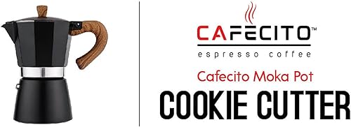 Miniatura 2 de Cafecito Moka Pot - Cortador de galletas de acero inoxidable (2 unidades)