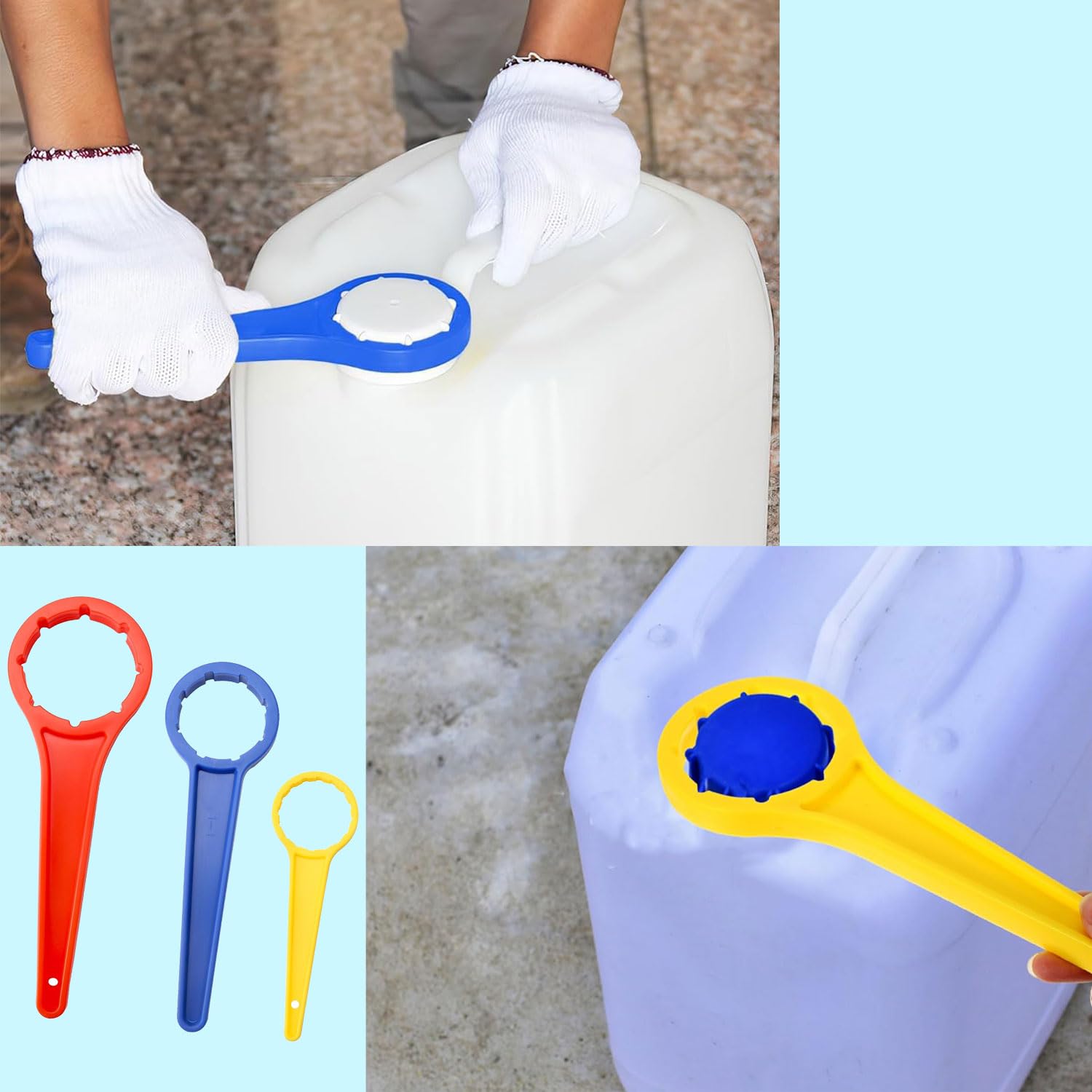 Apriscatole per fusti, chiave per contenitori industriali, utensile rimozione tappi