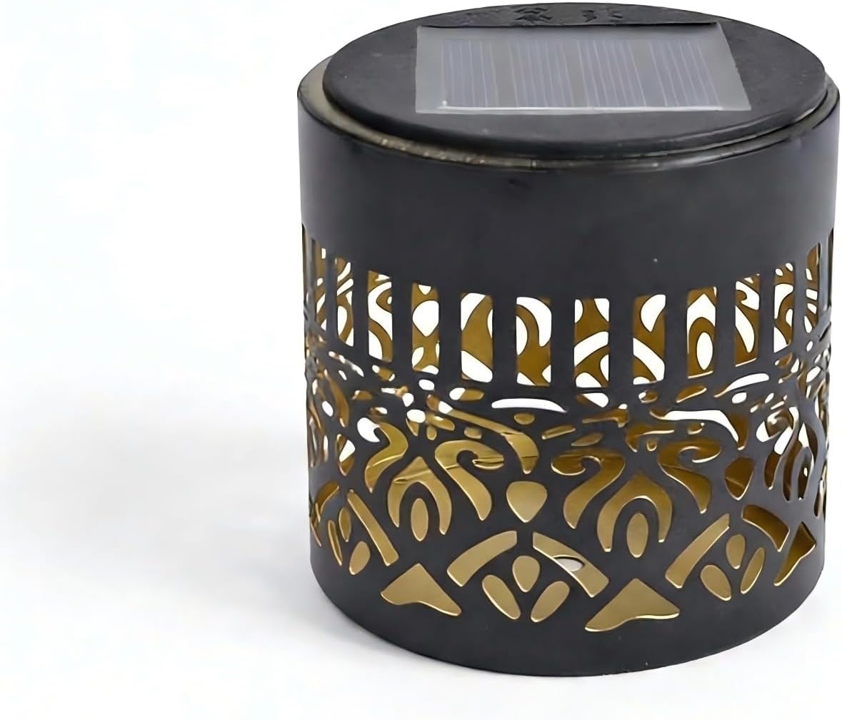 Decorative Solar Mandala Lights, Outdoor Solar Mandala Lights, Waterproof Easy Installation Metal Plastic Lightweight Garden Patio Fence Lights (4)