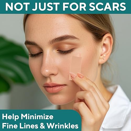 Miniatura 4 de Hojas de silicona para cicatrices (rollo de 1.6 x 158 pulgadas, 13.1 ft), cinta de silicona para tratamiento de eliminación de cicatrices, tiras de