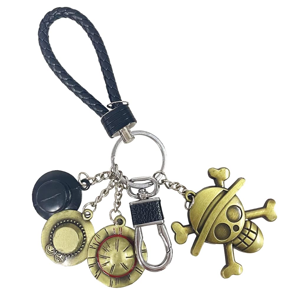Anime One Piece Monkey D. Rufy Portachiavi Tony Chopper Roronoa Zoro Personaggio Dei Cartoni Animati Portachiavi Portachiavi Borsa Per Bambole Regalo Pendente