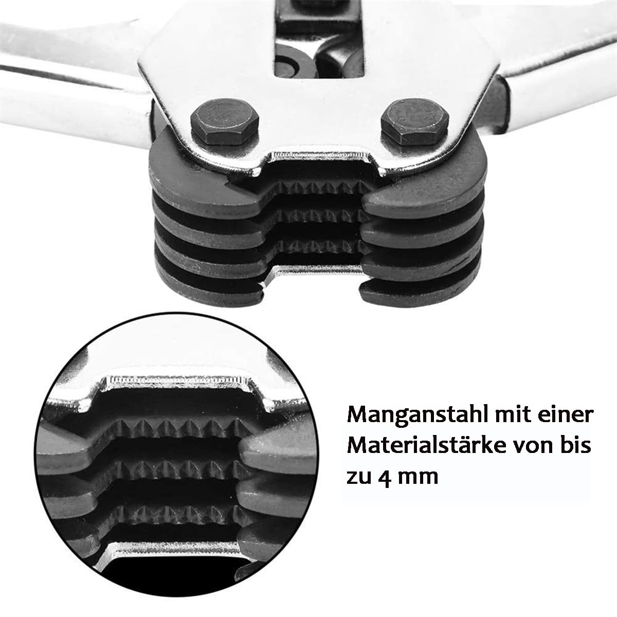 Manuelles Umreifungsset, Verpackungs-Umreifungsband-Set, Poly-Paletten-Umreifungsset, manuelles Umreifungswerkzeug-Set, inklusive Umreifungszange, Spanner, 1200m Umreifungsset, 1000 Clips