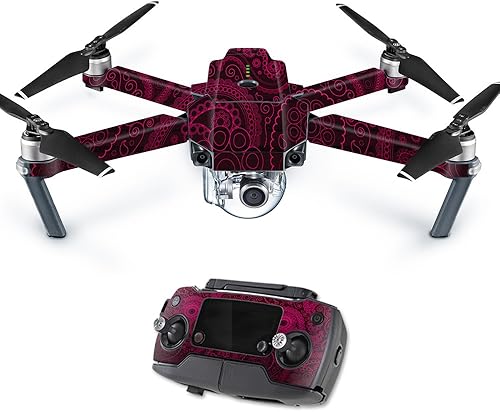 MightySkins Skin compatible con DJI Mavic Pro Quadcopter Drone – Paisley | Funda protectora de vinilo duradera y única | Fácil de aplicar, quitar y