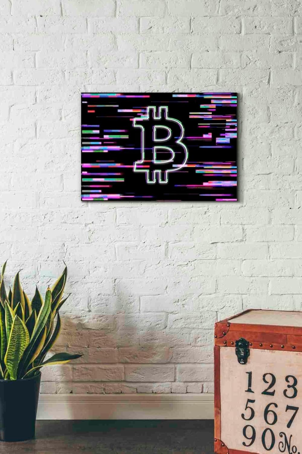 Epic Graffiti 'Bitcoin Life' Canvas Wall Art, 26"x18"