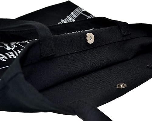 Miniatura 2 de Bolsas de comestibles reutilizables, bolsa de música, bolsa de lona perfecta para ir de compras