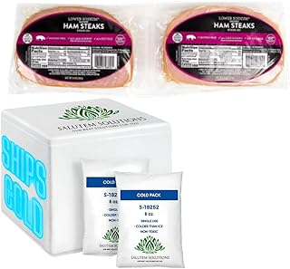 Salutem Vita - Low Sodium Ham Steaks, 1.75 lbs. (actual weight may vary within 5%) - Pack of 2