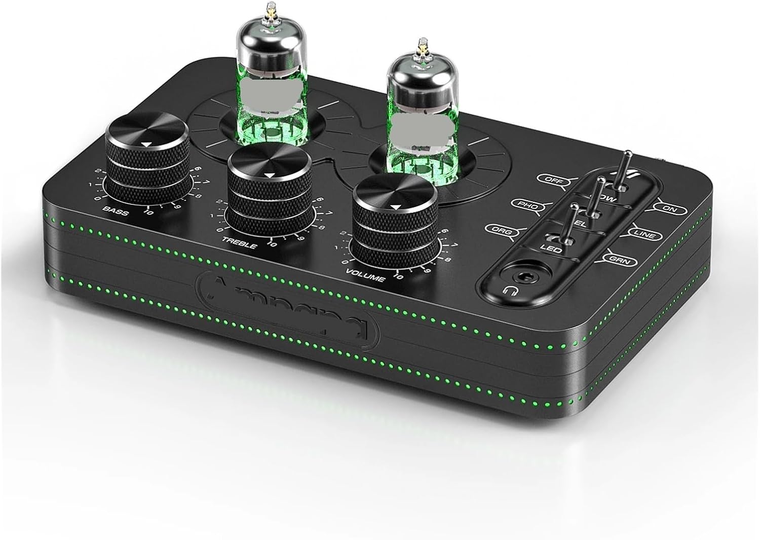 A1 Mini JAN5654 Tube Phono Preamplifier Stereo Desktop Audio Preamplifier HiFi Headphone Amplifier