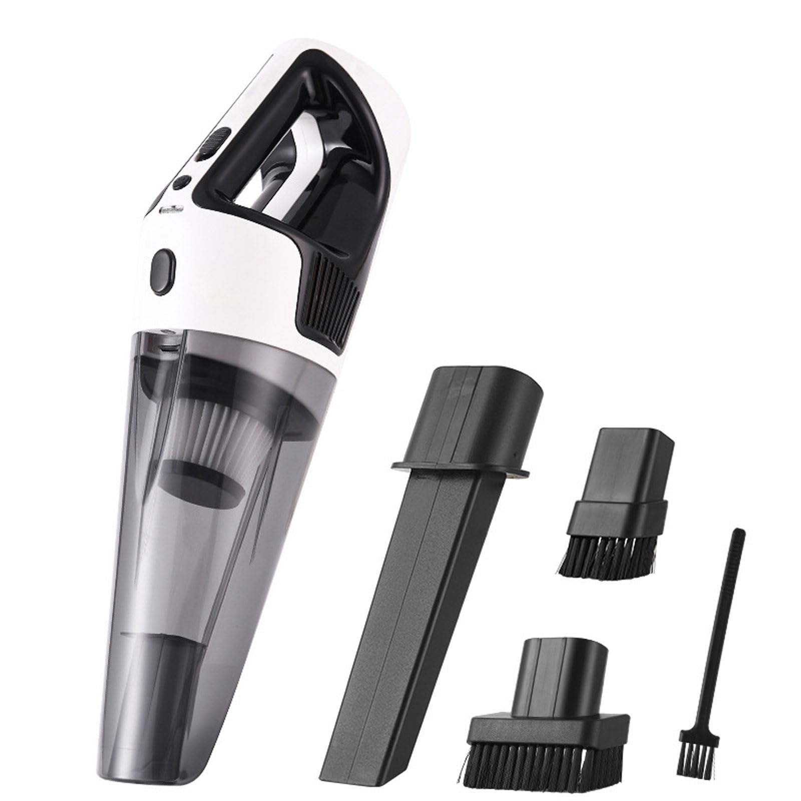 Aspiradora Coche,Aspirador De Mano para Coche Con iluminación LED,8000PA Aspiradores Potente,con 6000mAh Batería Recargable,Filtro lavable,Mini Aspiradora de Mano Para Pelo De Mascotas,Coche,Hogar