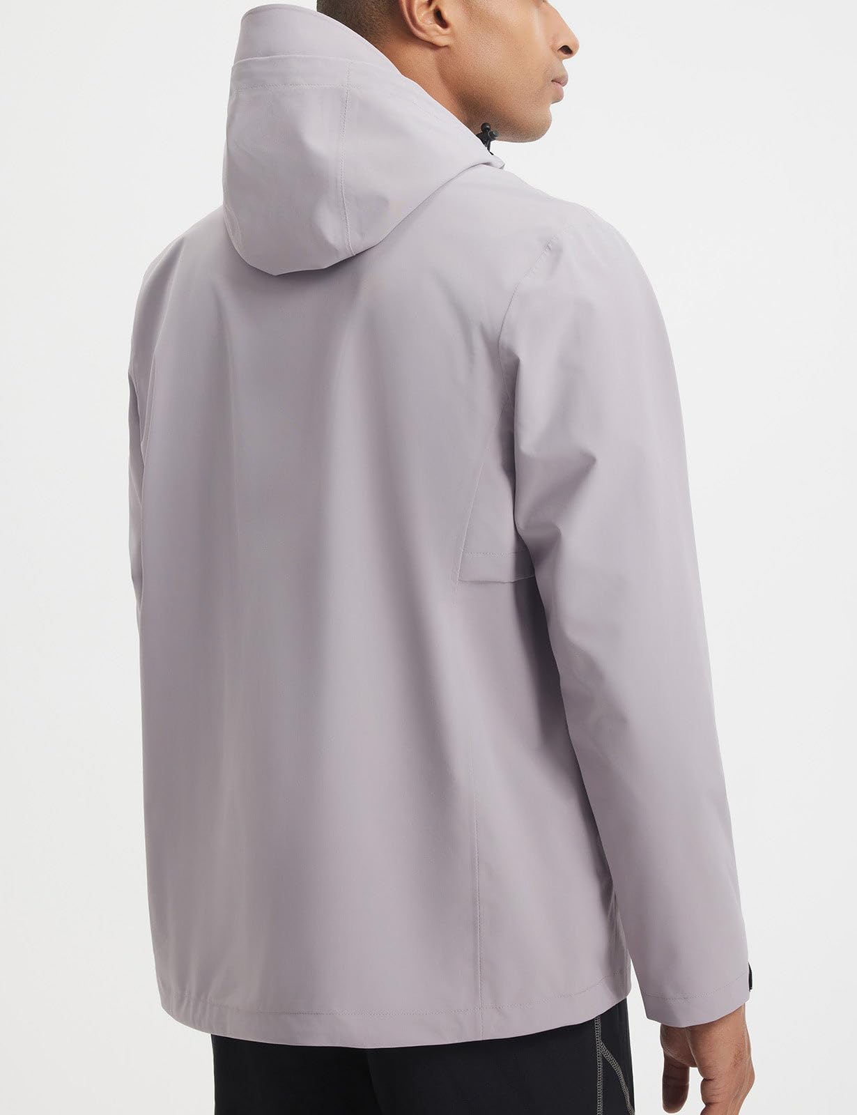 baleaf Chaqueta impermeable para hombre, ligera, plegable, para correr, ciclismo, resistente al viento, con bolsillo