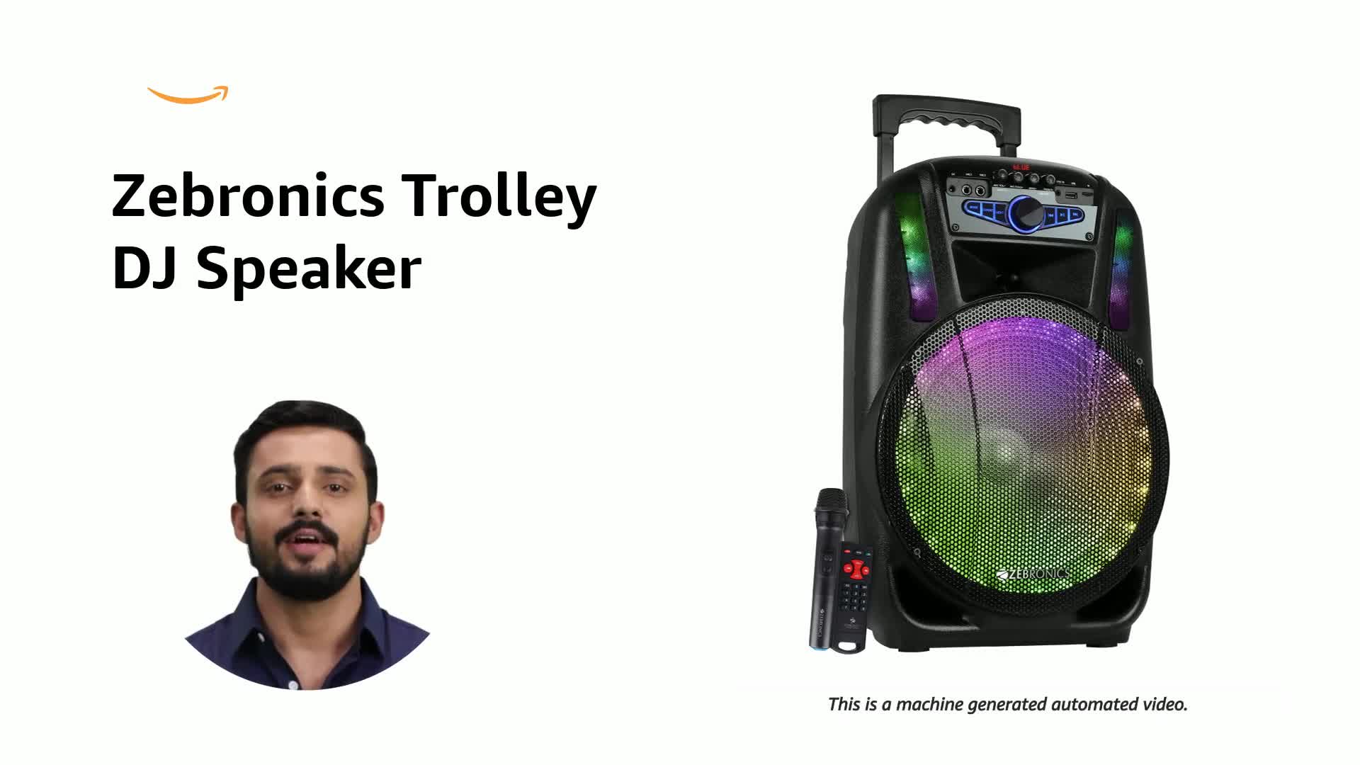 Zebronics ZEB-TRX212L Trolley Speaker with Bluetooth Supporting