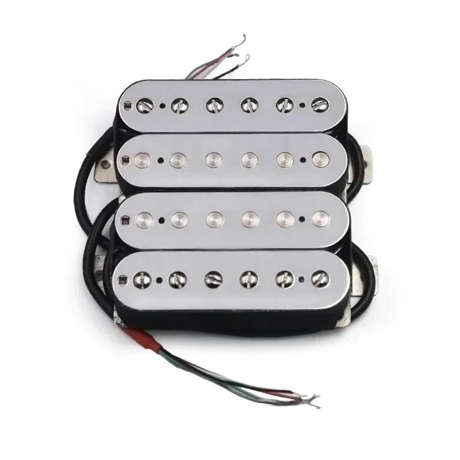 Przetworniki do gitary elektrycznej Alnico 5 Gitara Elektryczna Humbucker Pickup 4-rdzeniowy Cewka Rozdzielająca Podwójna Cewka Pickup Alnico V Części Do Gitary Chrome(B)