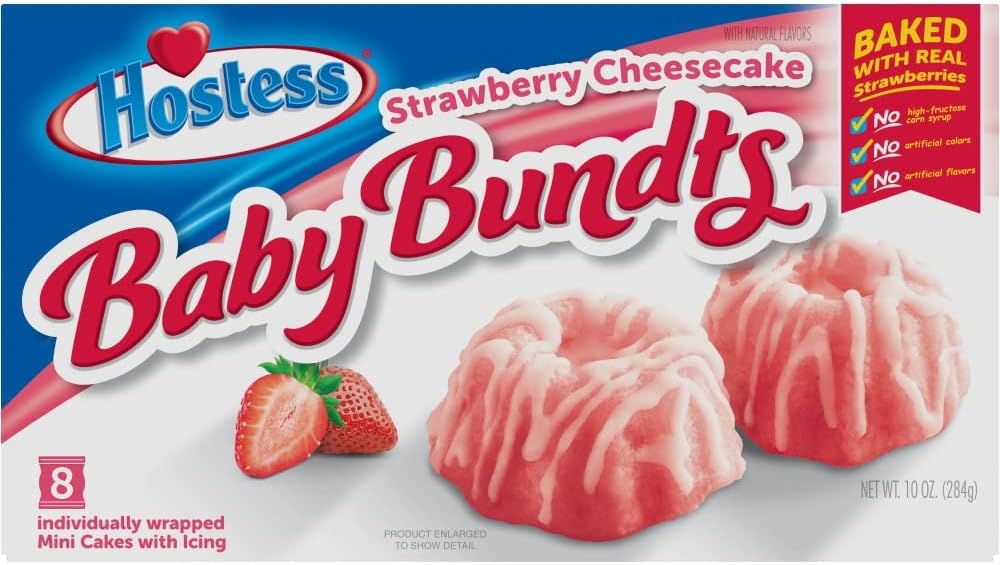 Baby Bundts 10oz (Strawberry Cheesecake), 10 Ounce (Pack of 1)