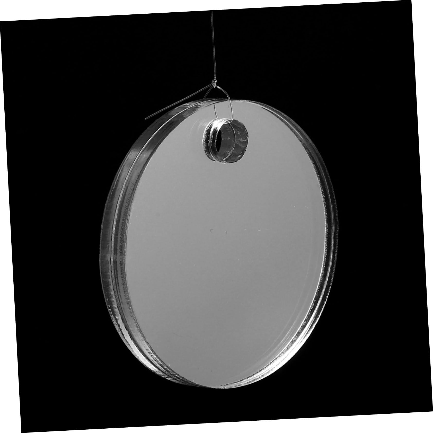 BESPORTBLE 20piezas Espejos para Acuarios De Betta Espejos Flotantes Redondos De Accesorios para Peceras Decoración para Acuarios De Agua Dulce y Salada