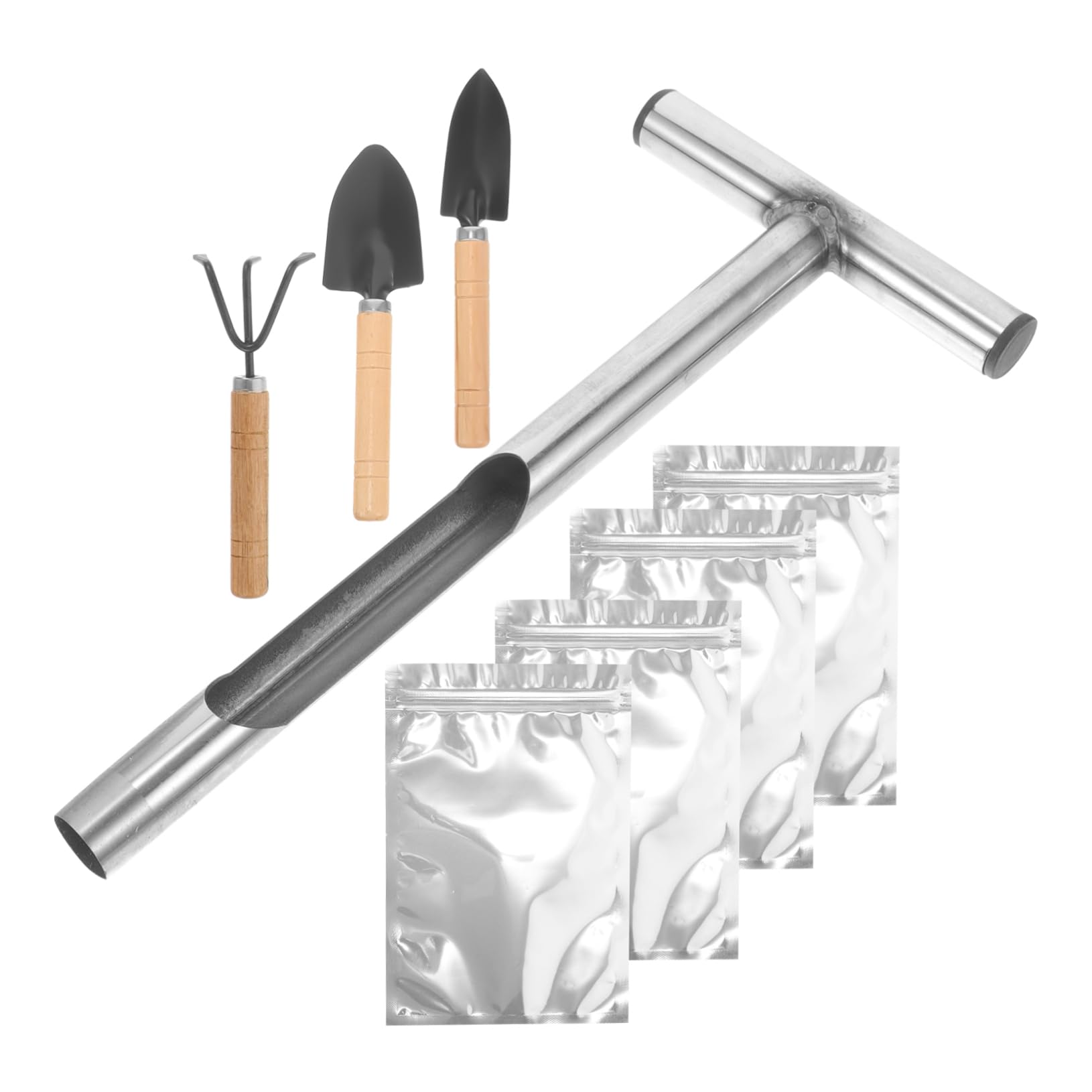 Sonde de sol en acier inoxydable durable pour échantillonnage de terre précis